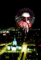 99-6 Arch & city w-fireworks #31